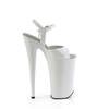 Pleaser - BEYOND009 Sandale à bride à la cheville, Pole dance chaussures - Blanc Product image